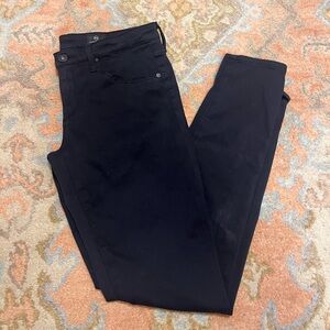 AG Adriano Goldschmied Black The Legging Ankle Super Skinny Jeans
